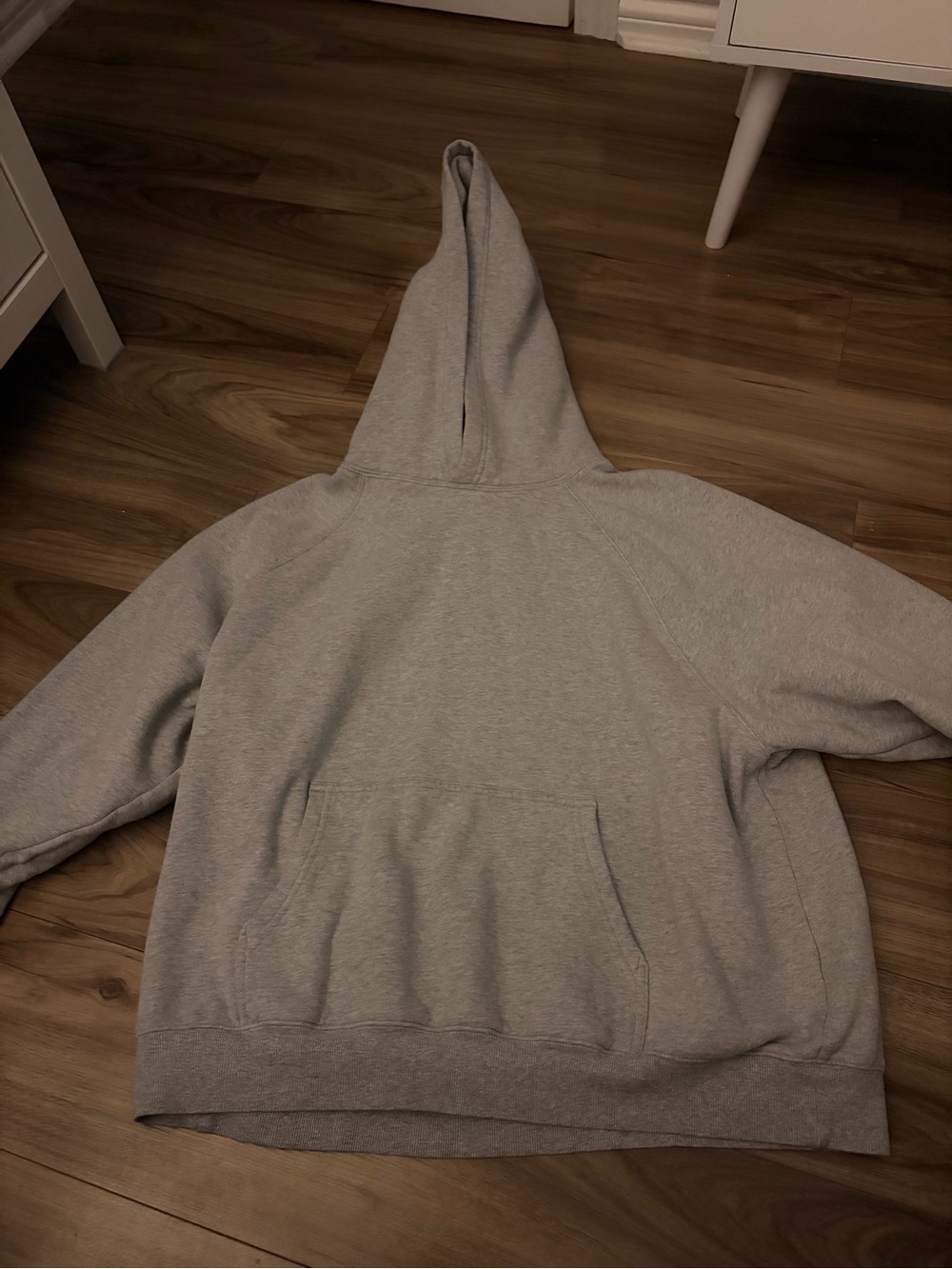 Aritzia Heather Chrome Hoodie Mega fit